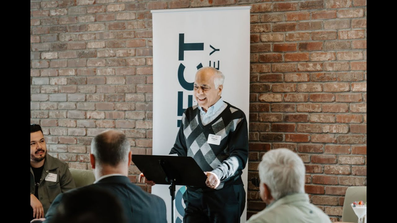 Promod Haque, Faith & Life at Connect Silicon Valley Breakfast.